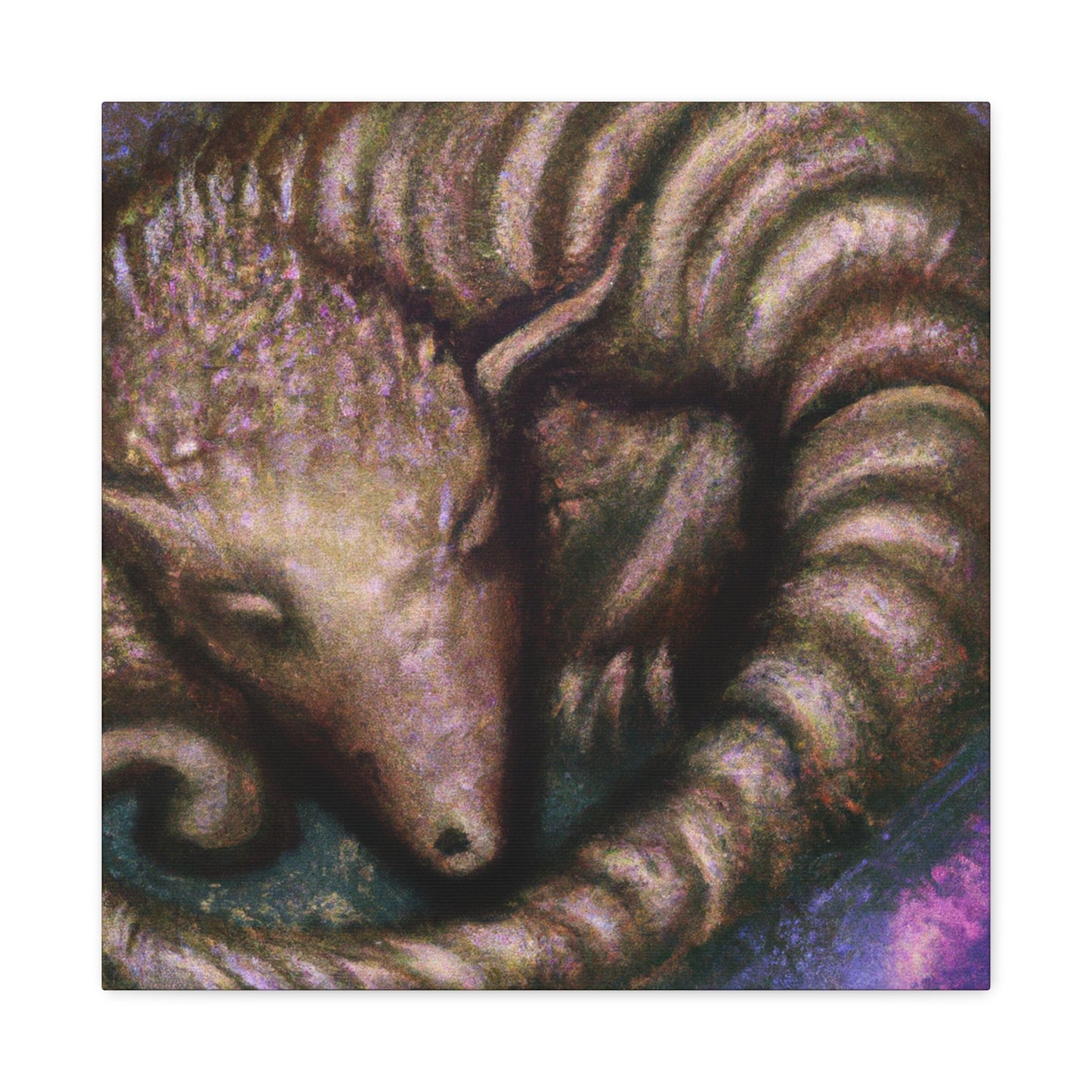 "Pangolin's Surreal Dream" - Canvas