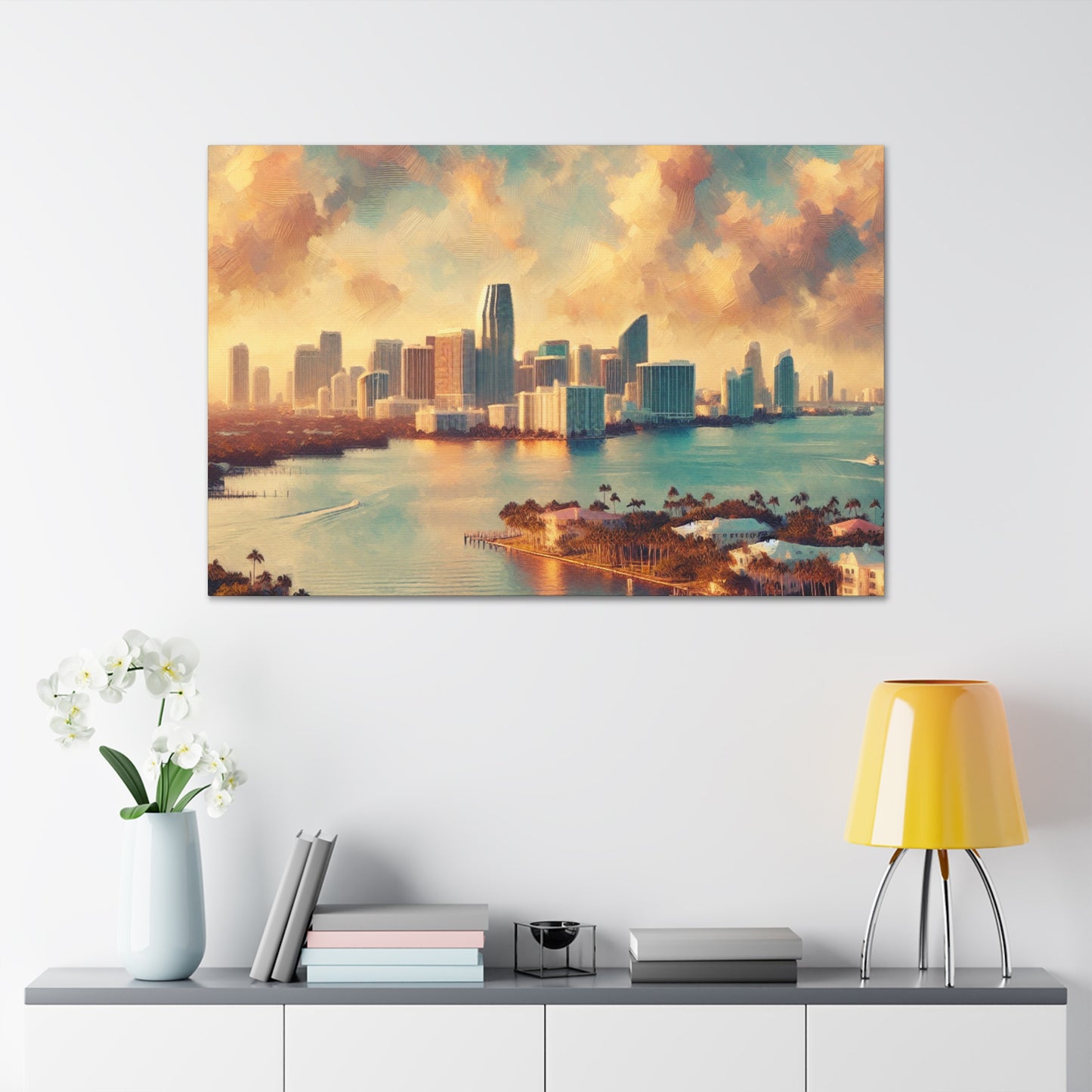 Vibrant Miami Horizon - Canvas