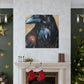 American Crow Realism. - Canvas