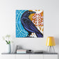 American Crow Mural - Canvas