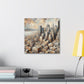 Foggy City Gravitation - Canvas