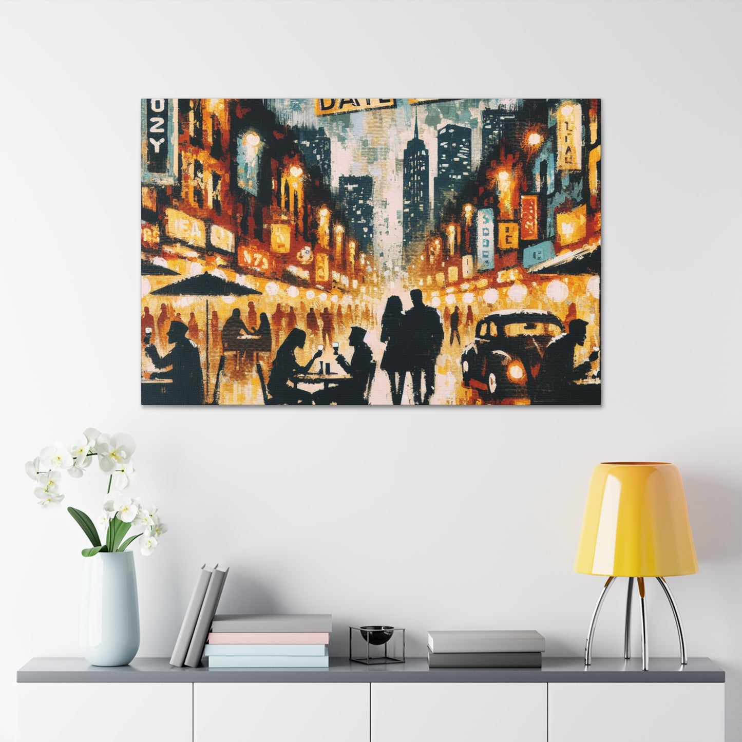 Starry Vantage Nights - Canvas