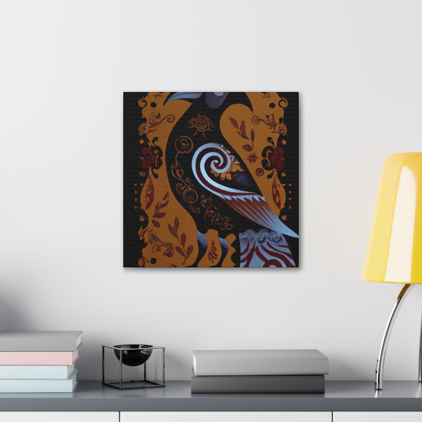 "American Crow Art Deco" - Canvas