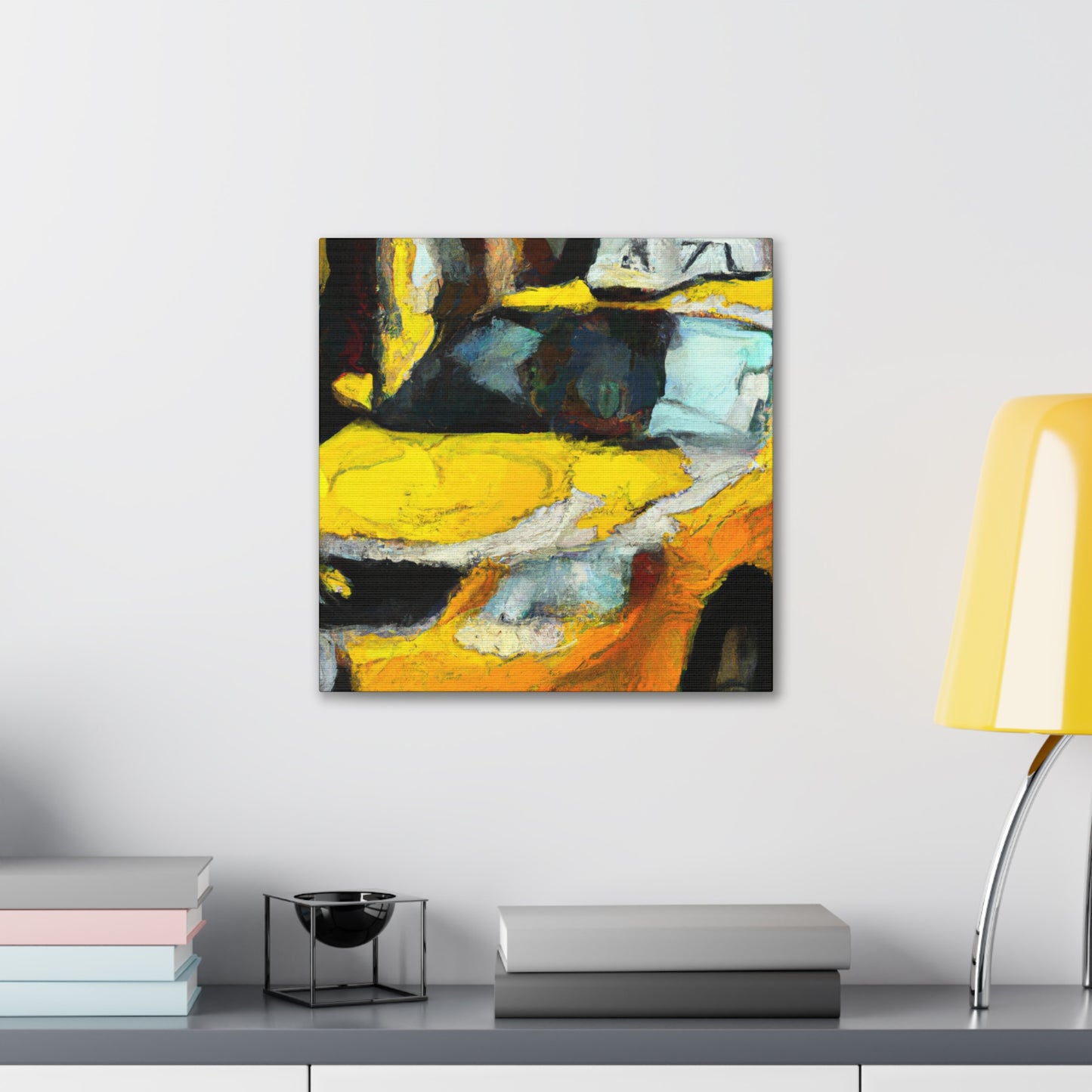 Taxi in the City - Canvas