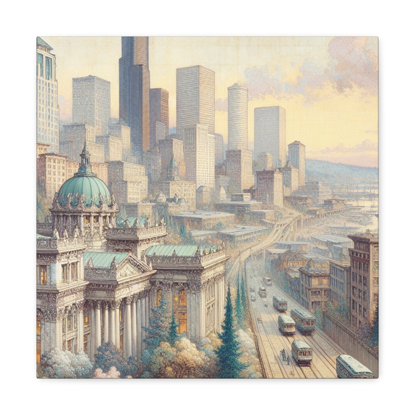 "Enchanting Seattle Symphony" - Canvas