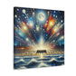 Midnight Coastal Revelry - Canvas