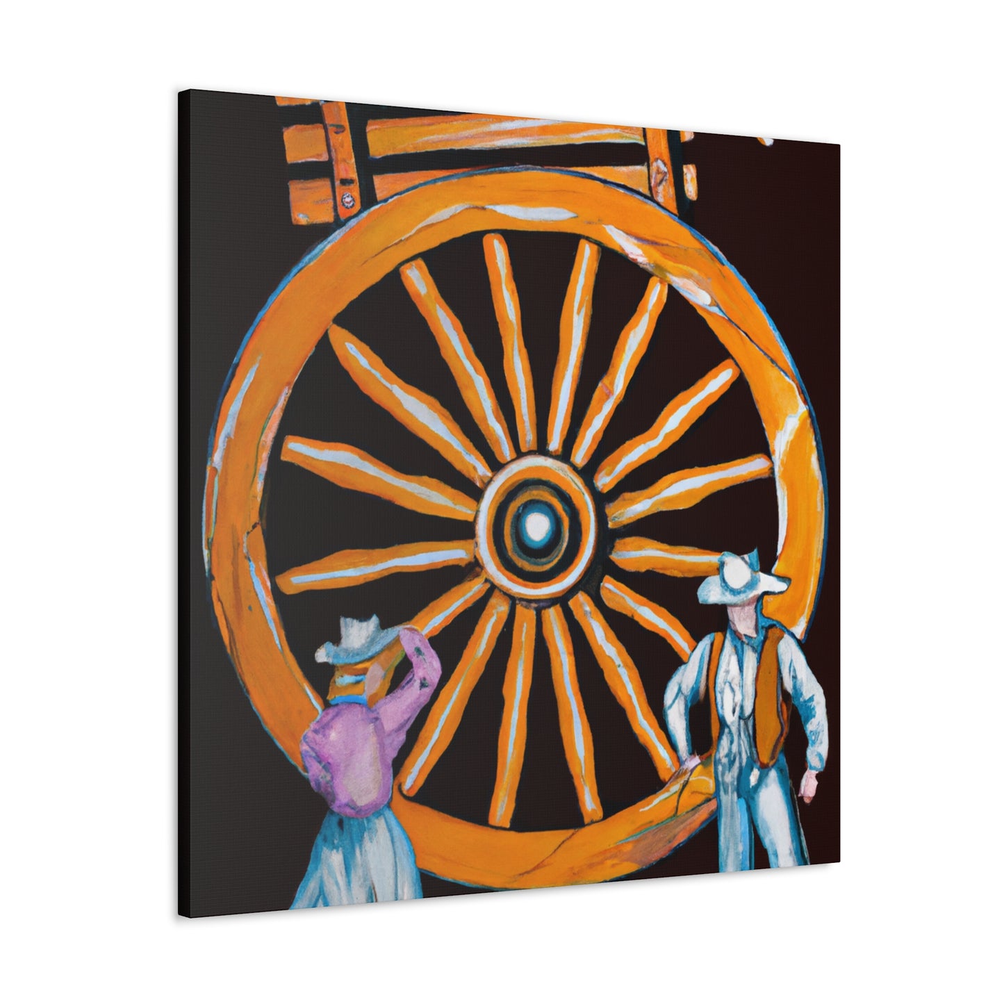 "Wheel of Royal Luxury" - Canvas