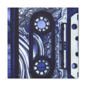 "Cassette Tape Symphony' - Canvas