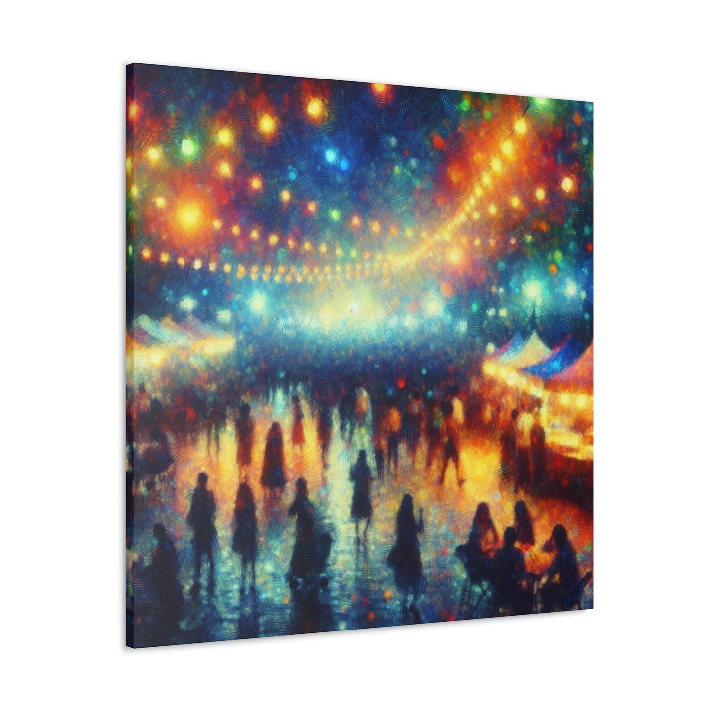 "Vibrant Festival Rhapsody" - Canvas