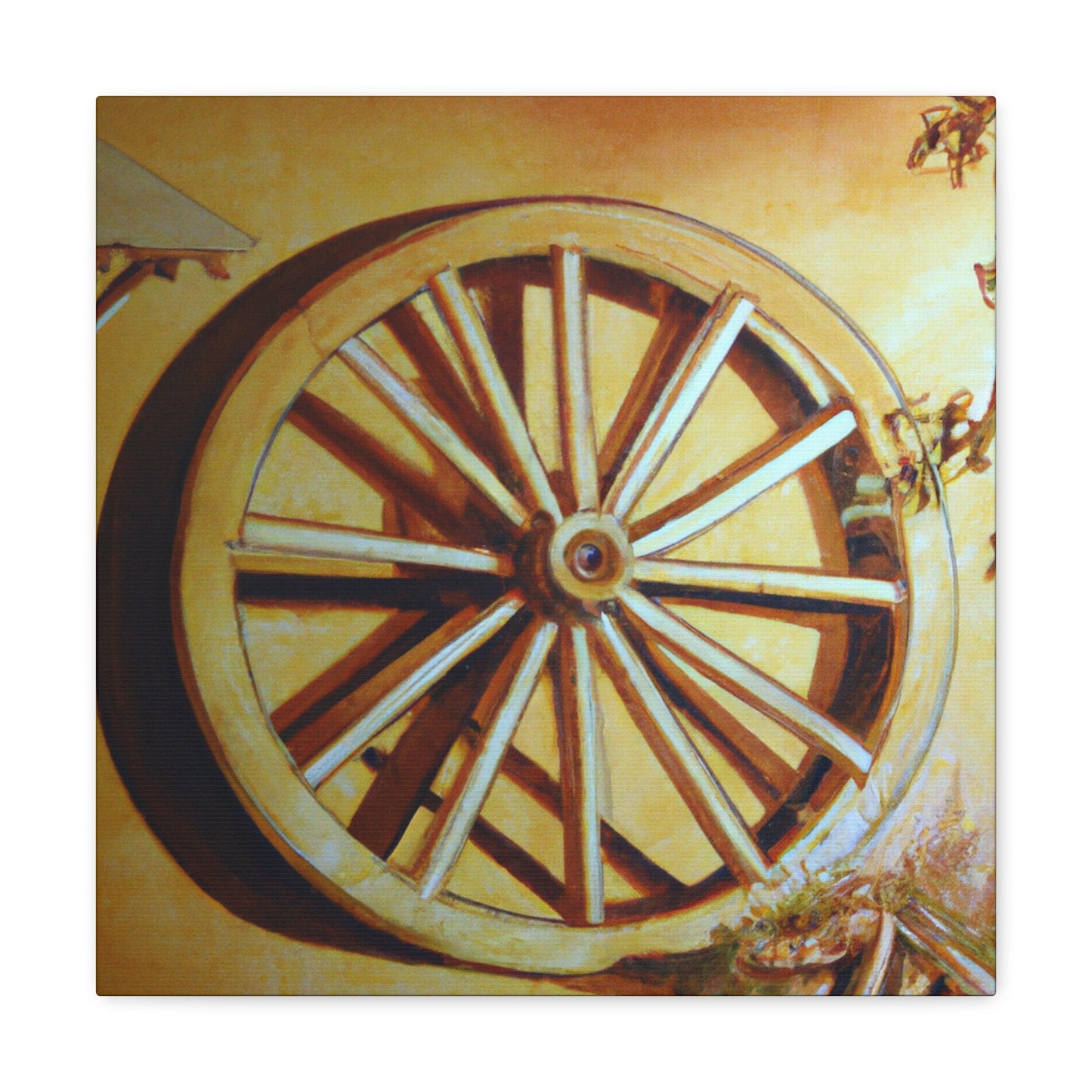 Wheeling in Rococo Style - Canvas