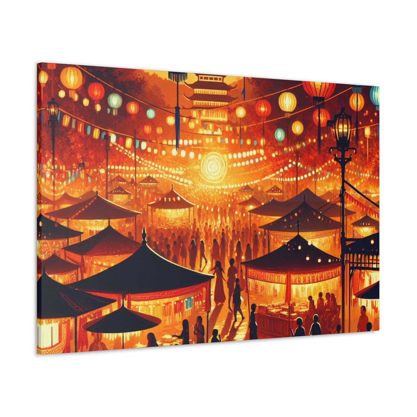 Euphoric Vibrant Gatherings - Canvas