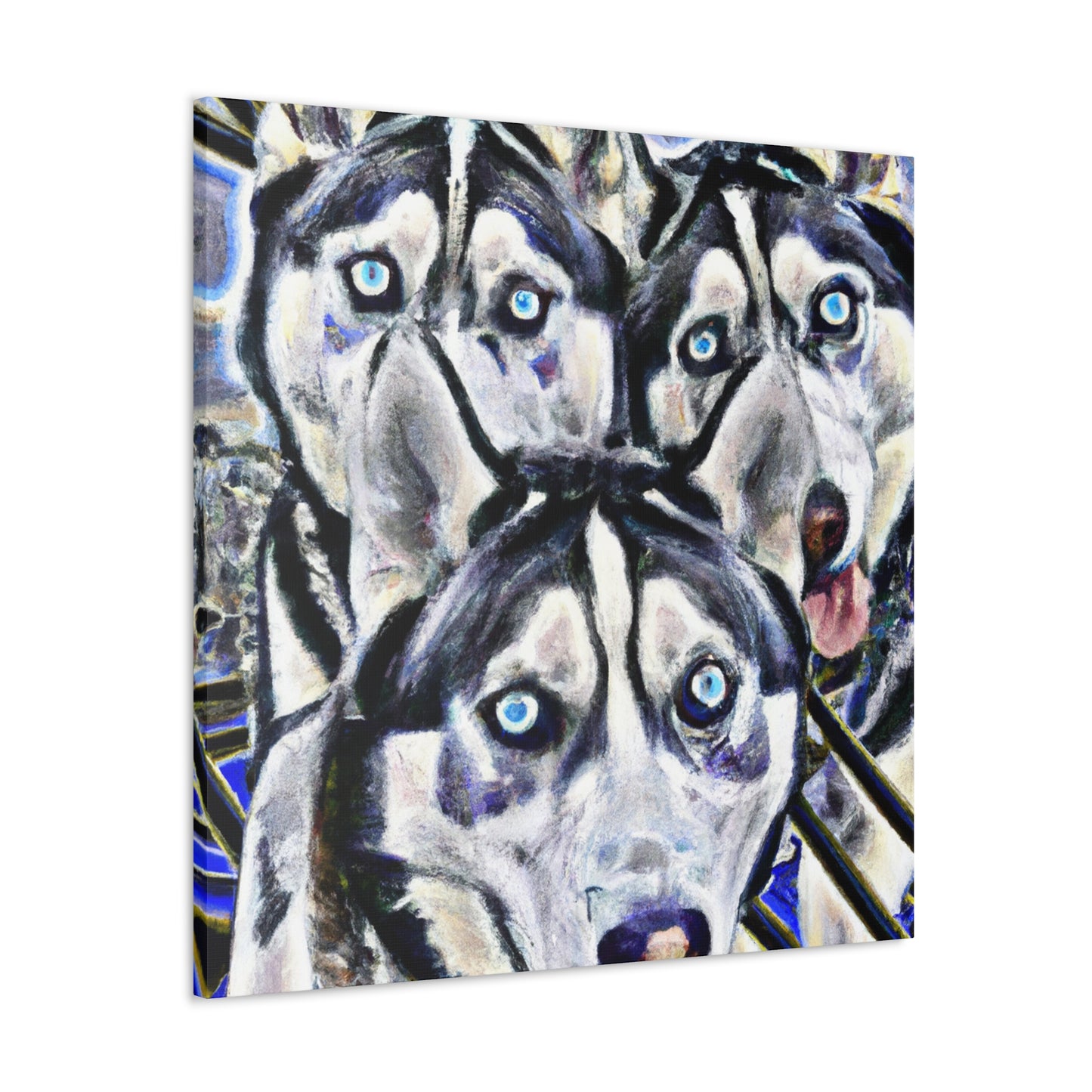 Siberian Husky Dreamscape - Canvas