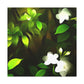 Enchanting Gardenia Bliss - Canvas