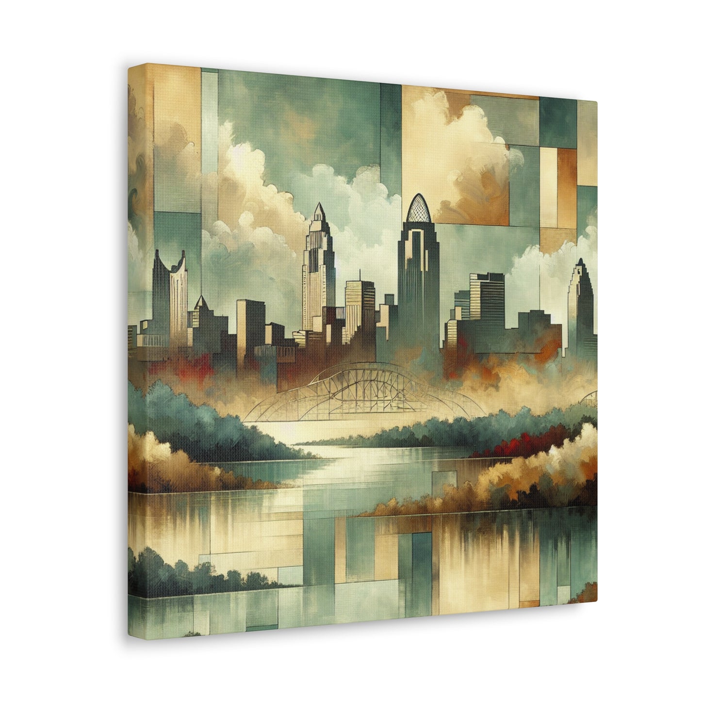 "Flourishing Queen City" - Canvas