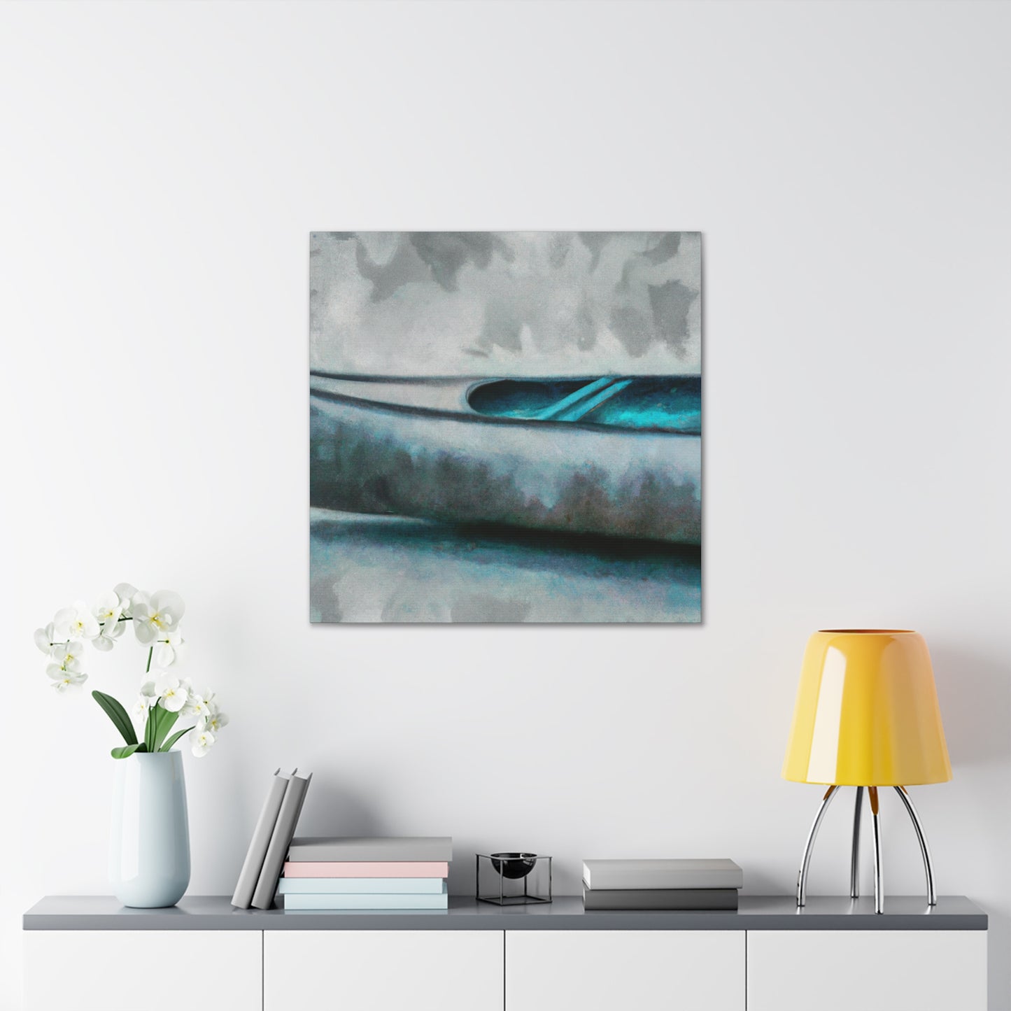 Canoe in the Wilderness - Canvas