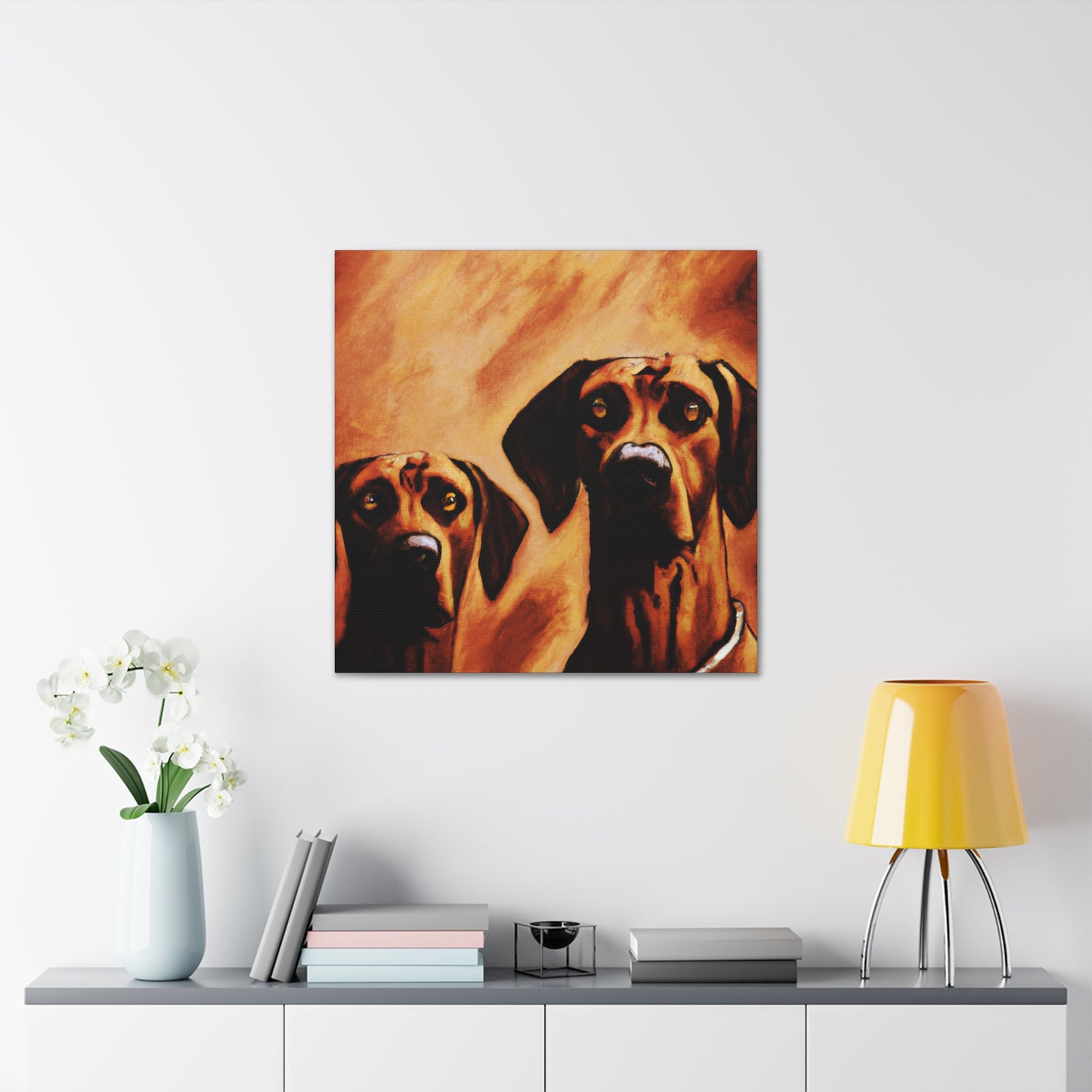 "Ridgeback in Reflections" - Canvas