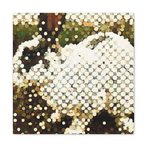 Rabbit's Pointillist Dream - Canvas