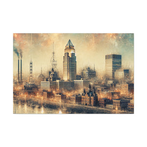 Steaming Omaha Ascent - Canvas