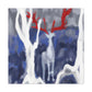 Deer in Abstract Style - Canvas