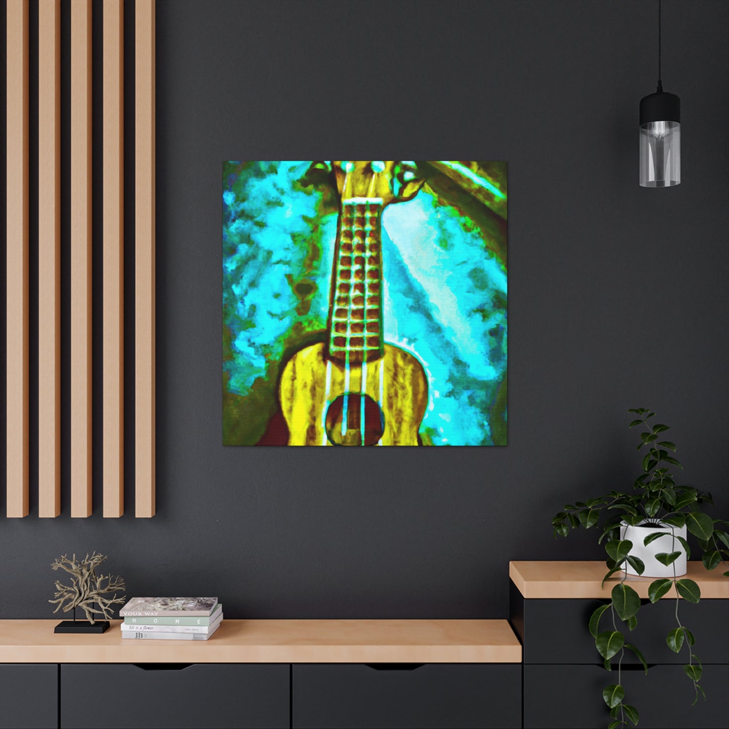 Ukelele Strumming Joy - Canvas