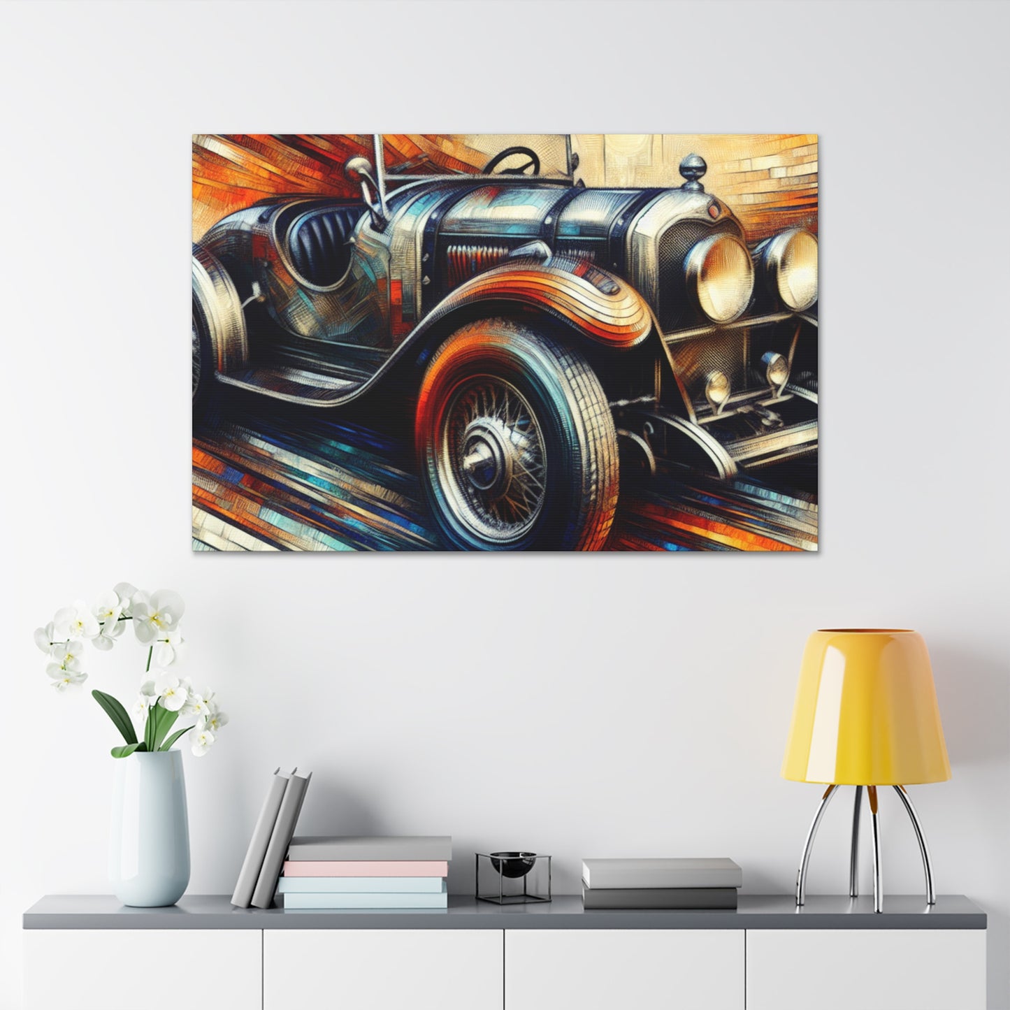 "Racing through Time" - Canvas