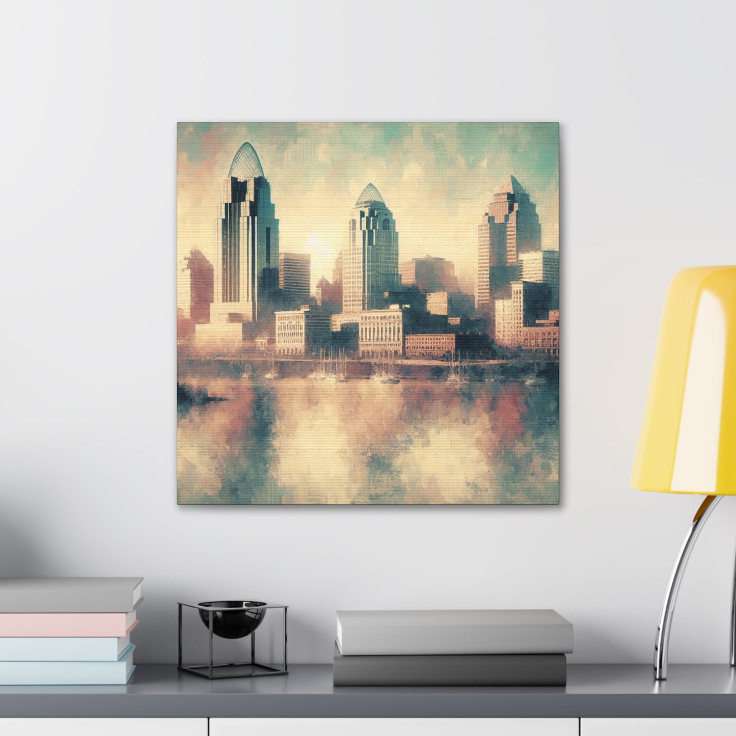 "Cincinnati's Urban Symphony" - Canvas