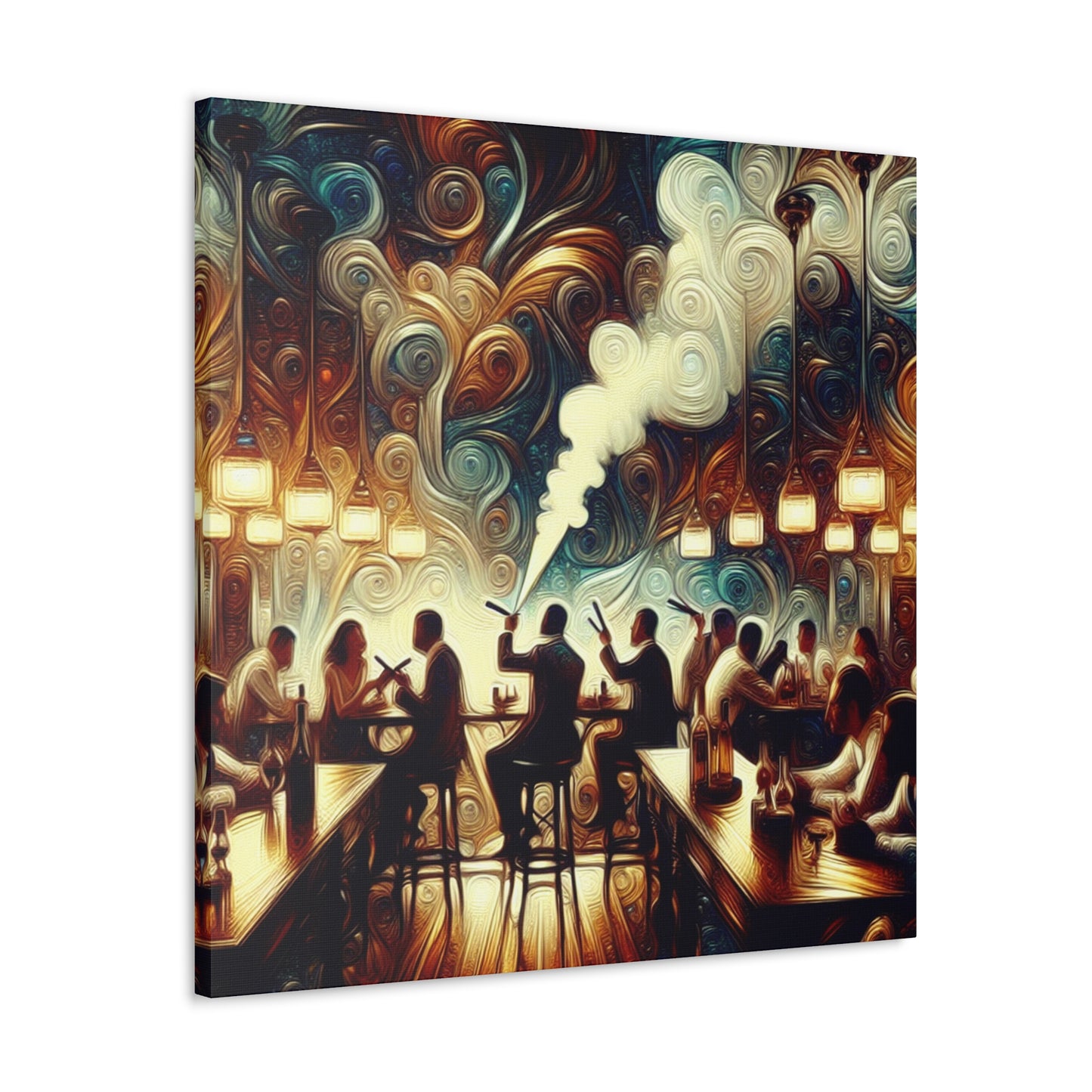 Smoky Jazz Vibes - Canvas