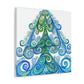 Christmas Tree Splendor - Canvas