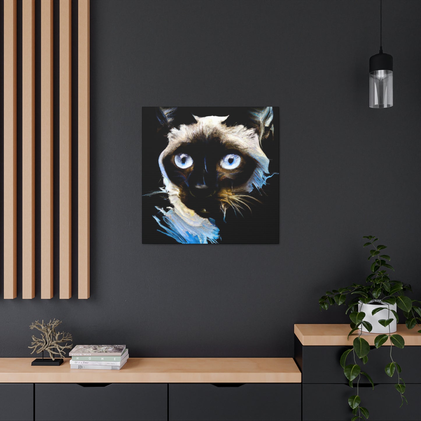 Siamese Legacy Portrait - Canvas