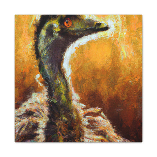 Emu on Canvas 1940 - Canvas