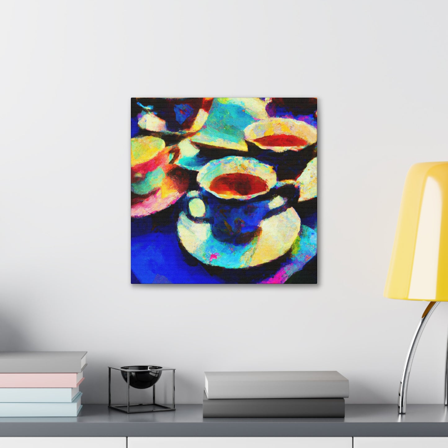 Tea Cups Galore! - Canvas