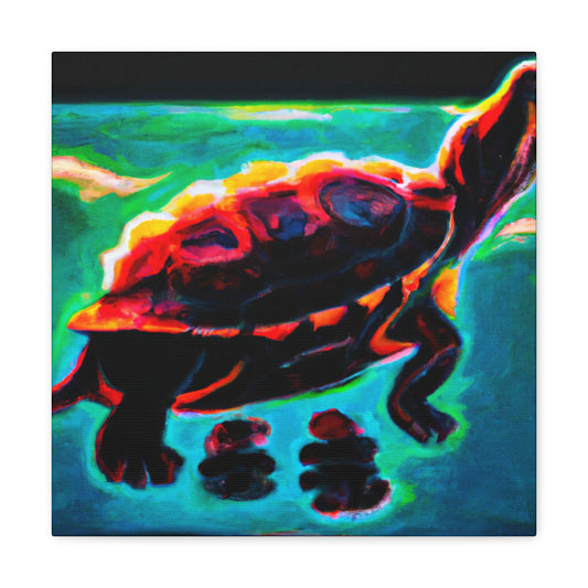 "Turtle of Art Deco" - Canvas