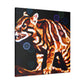 Tasmanian Tiger Reflection - Canvas