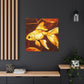 "Golden Glimmer of Goldfish" - Canvas