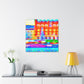 City Square Vibrance. - Canvas