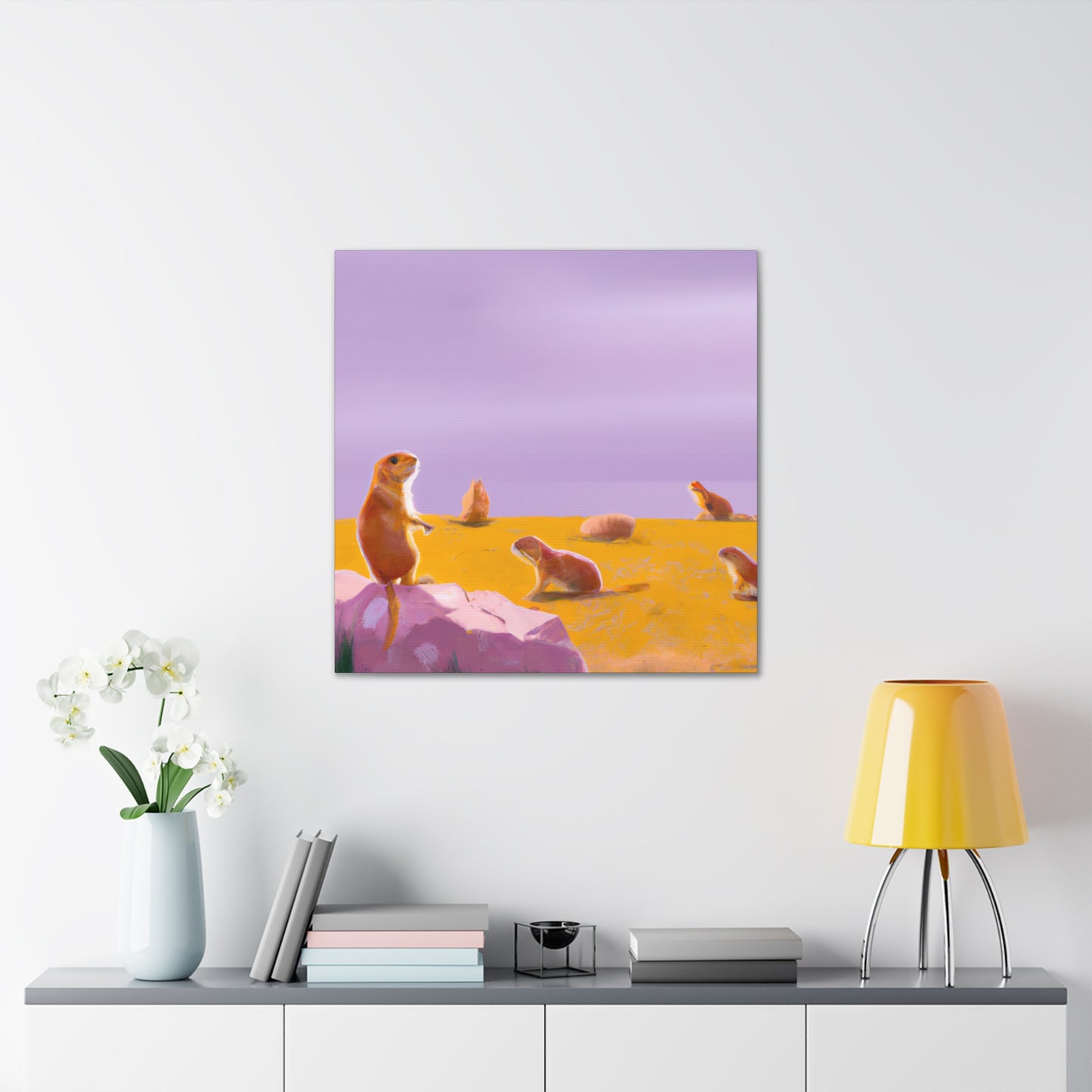 "Prairie Dog Surrealism" - Canvas