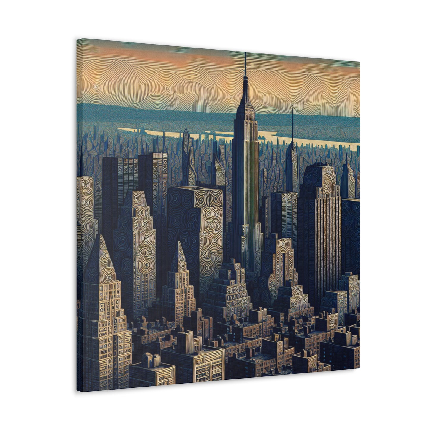 Urban Symphony of Life - Canvas