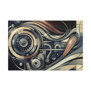 Mechanical Motion Unleashed - Canvas