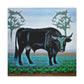 "Cattle in Dreamscape" - Canvas