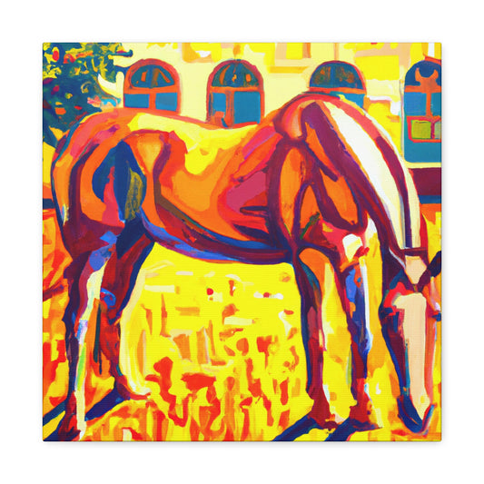 "Horse in Art Deco" - Canvas