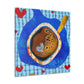 "Coffee Cup Cachet" - Canvas