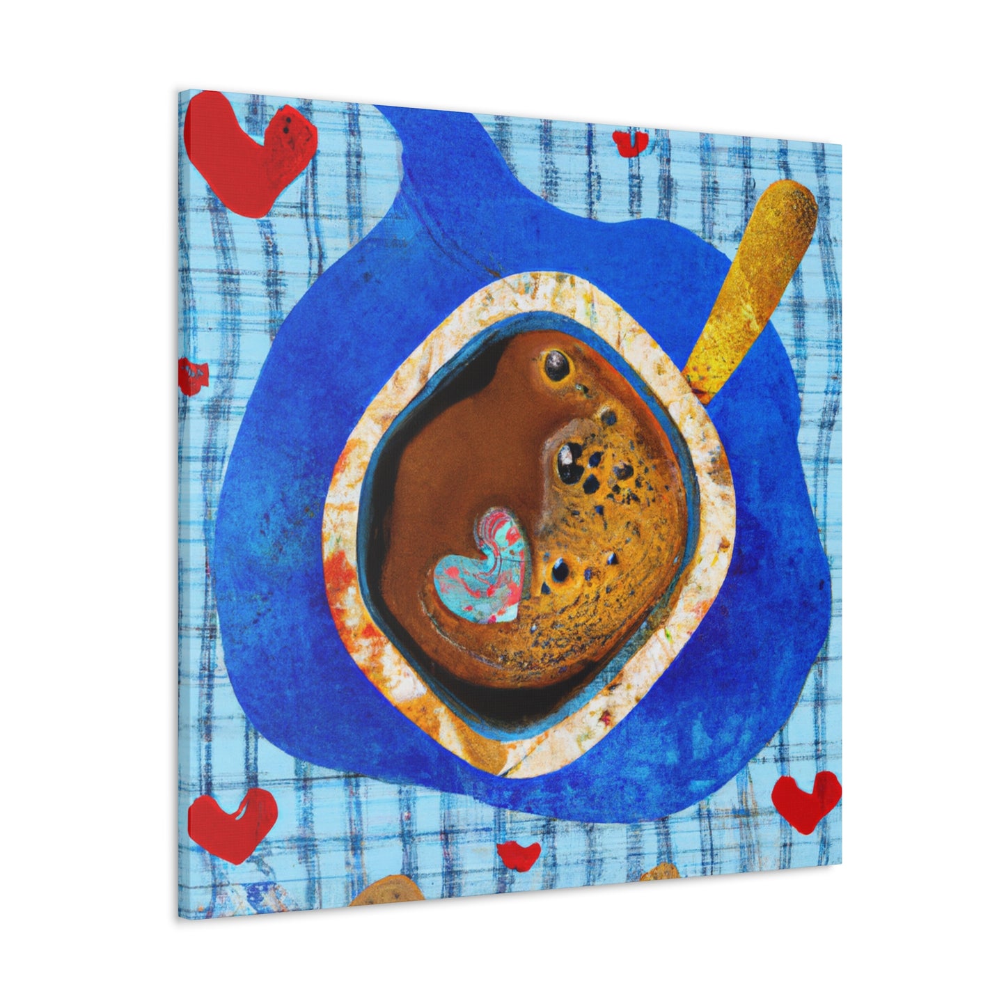 "Coffee Cup Cachet" - Canvas