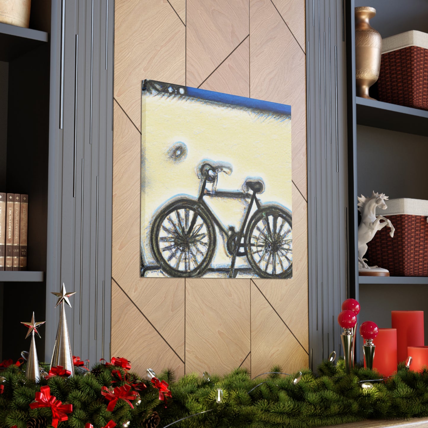 "Wheel of Reflection Bicycle" - Canvas