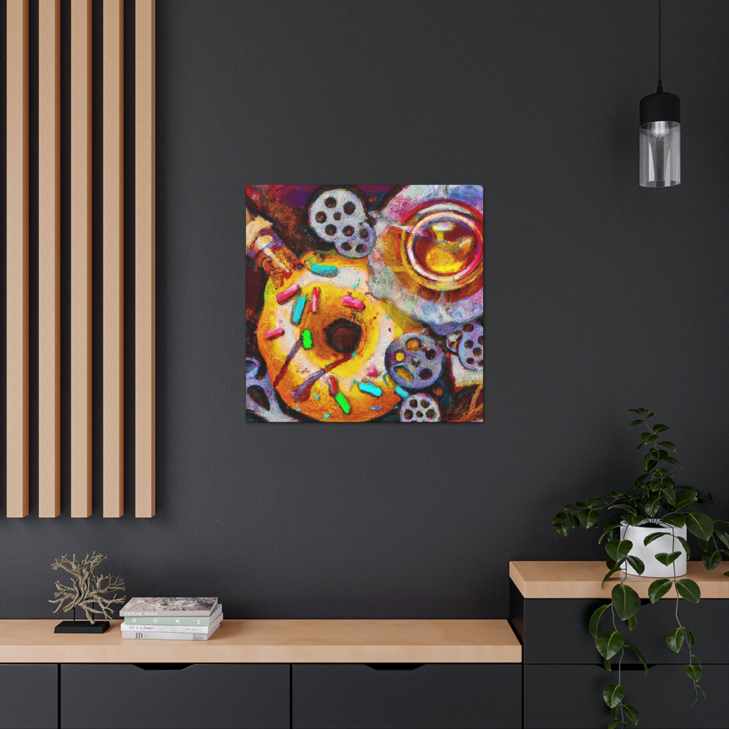 "The Clockwork Doughnut" - Canvas