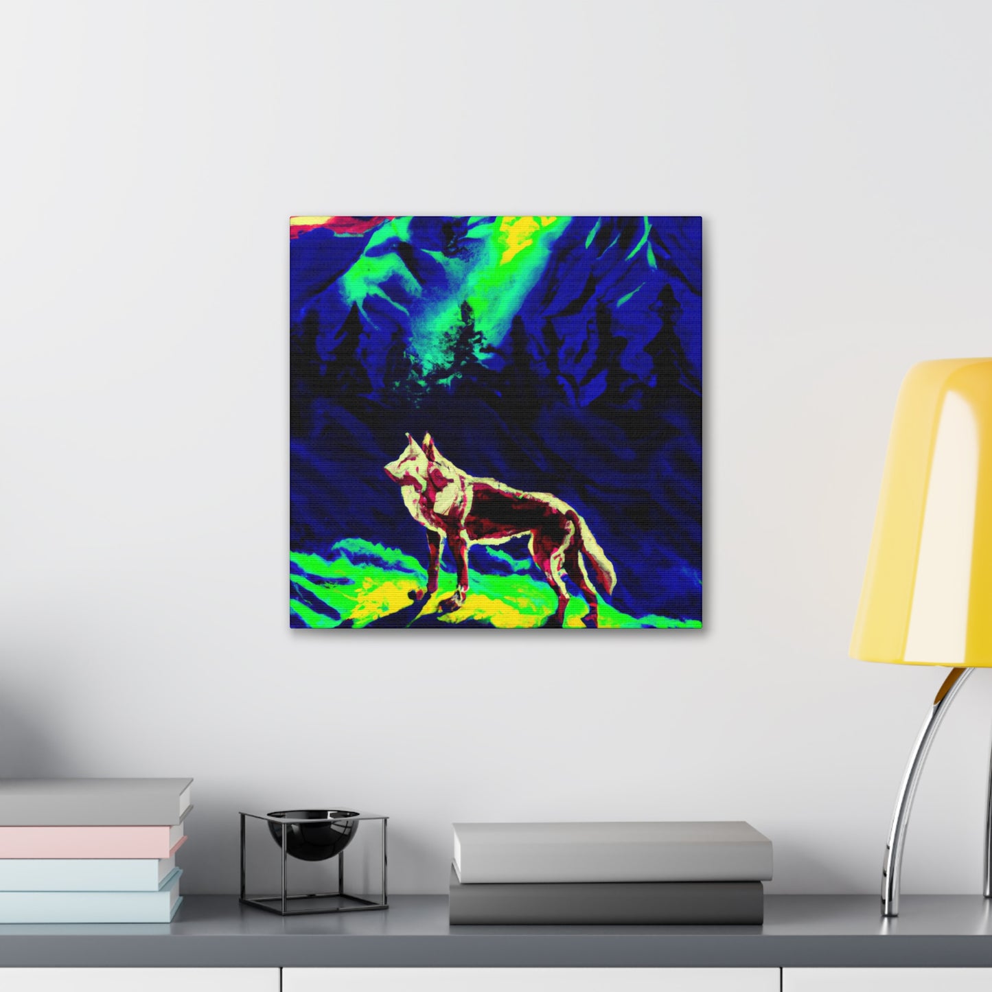 "Wolf Pop Masterpiece" - Canvas