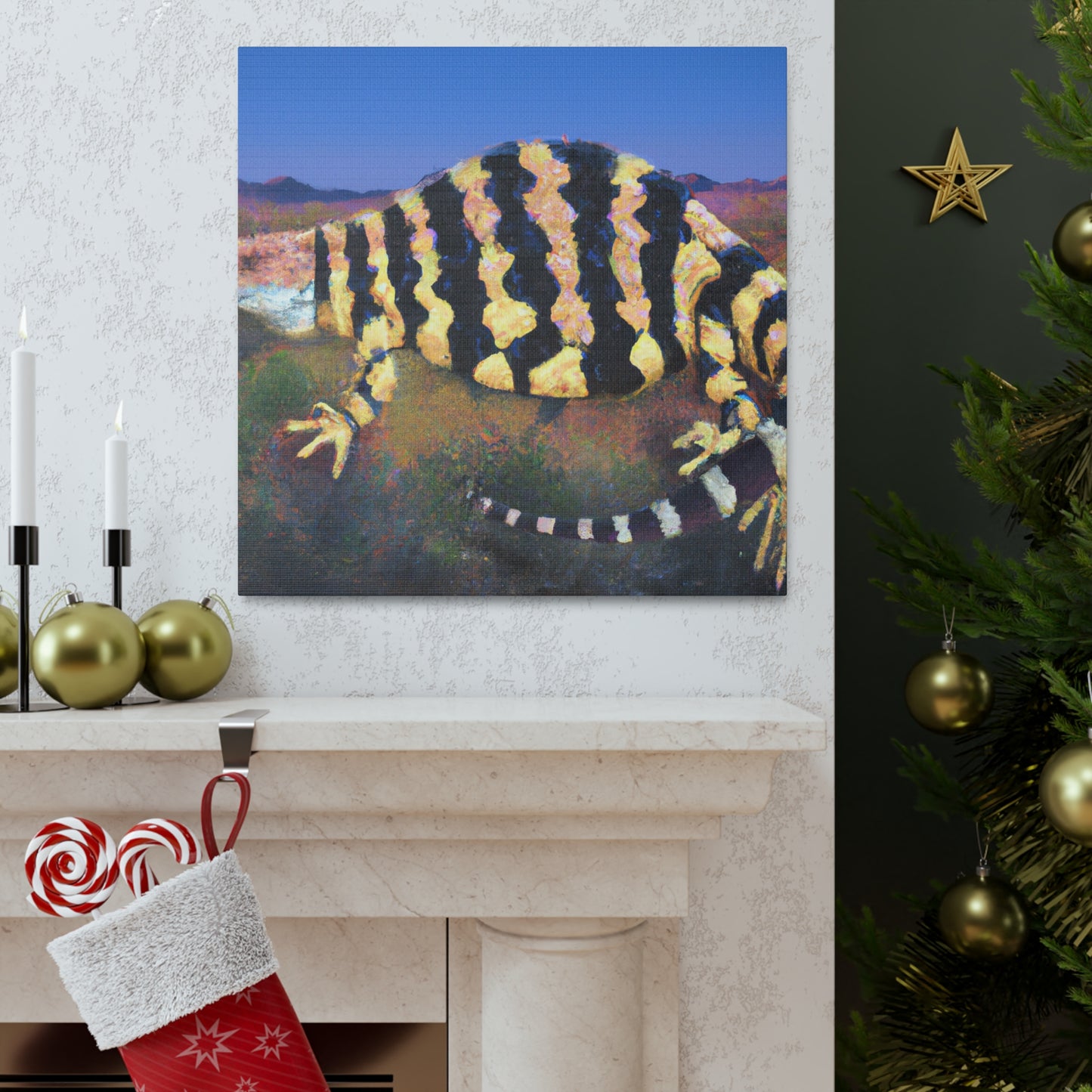 Gila Monster Surrealism - Canvas