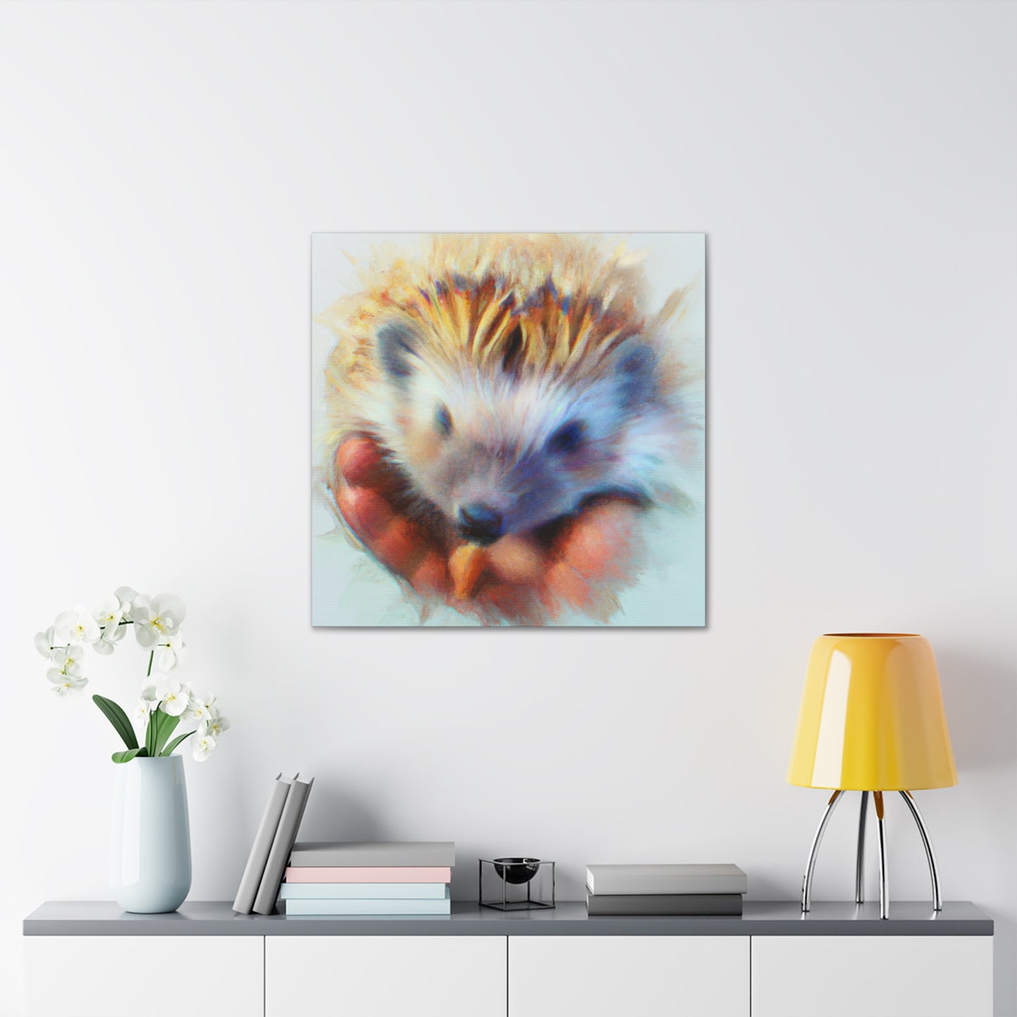 "Hedgehog in Hyperrealism" - Canvas