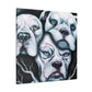 "American Bulldog Surrealism" - Canvas