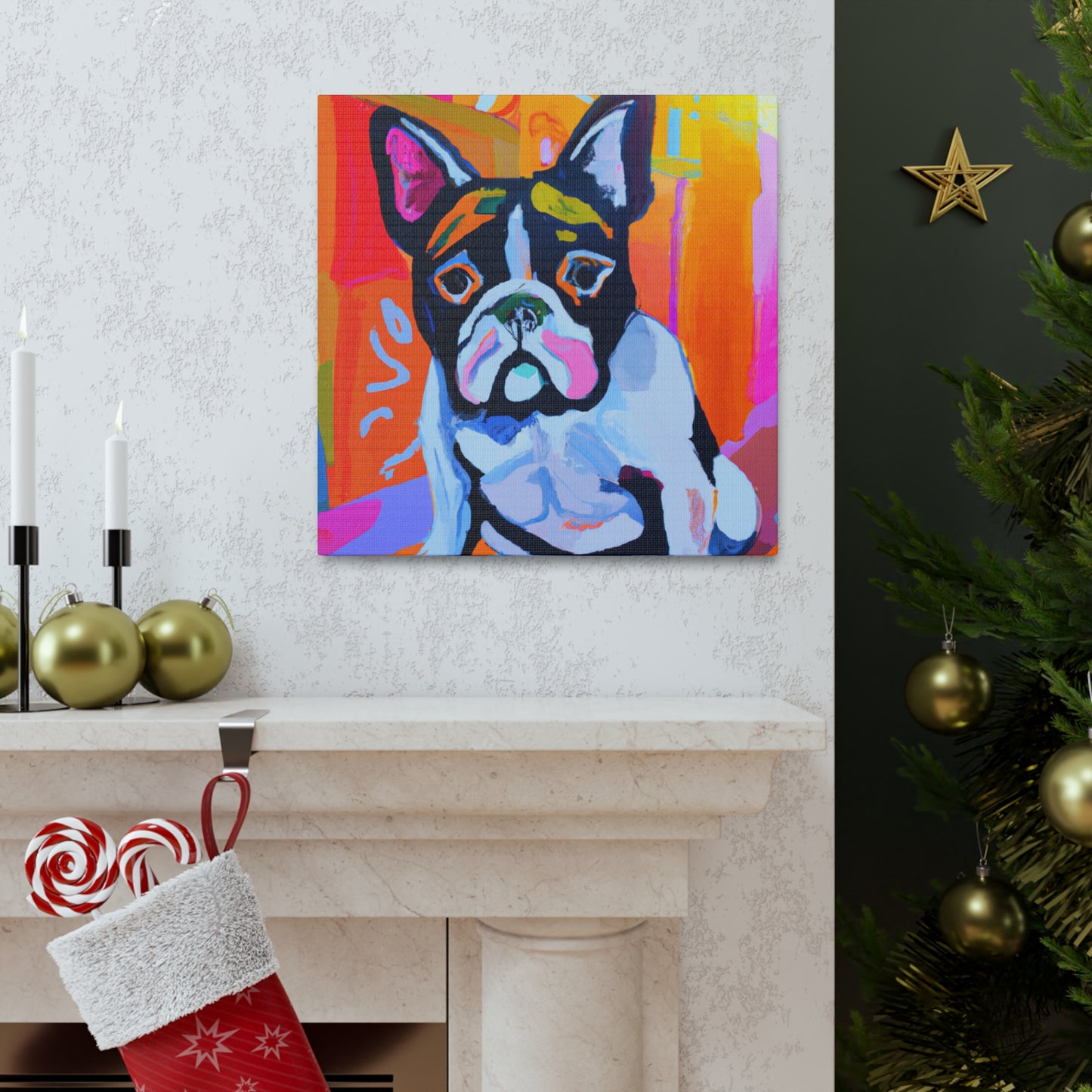 "French Bulldog Portrait" - Canvas