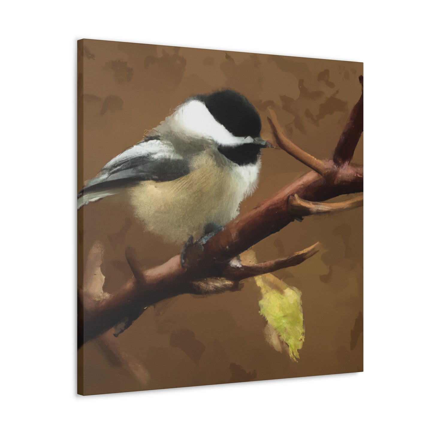 Chickadee's Winter Dance - Canvas